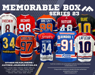 MEMORABLE BOX SERIES 23 HOCKEY JERSEY