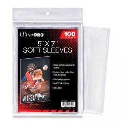 ULTRA PRO SOFT SLEEVES 5 X 7