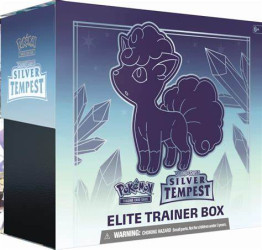 POKEMON SWORD & SHIELD SILVER TEMPEST ELITE TRAINER BOX