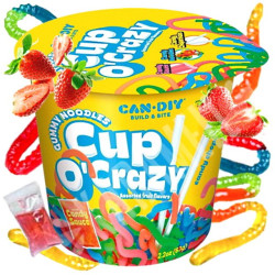 CUP O'CRAZY GUMMY NOODLES 63G