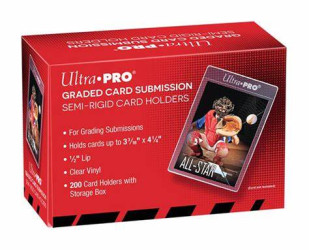 ULTRA PRO GRADED CARD SUBMISSION CARD HOLDERS 200 PACK