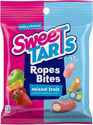 SWEET TARTS ROPES BITES MIXED FRUIT 149G