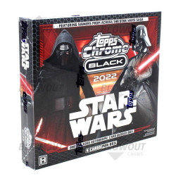 TOPPS CHROME BLACK STAR WARS 2022