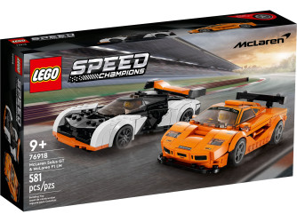 LEGO SPEED CHAMPIONS MCLAREN SOLUS MCLAREN F1 LM 76918