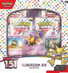 POKEMON SCARLET & VIOLET 151 ALAKAZAM EX COLLECTION