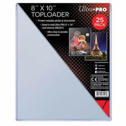 ULTRA PRO TOP LOADER 8 X 10