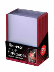 ULTRA PRO TOPLOADER 35PT ROUGE