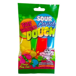 SOUR CANDY DOUGH FACE TWISTERS 100G