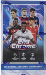 TOPPS CHROME UEFA CLUB HOBBY BOX 2022-23