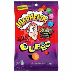 WARHEADS CUBES SOUR SWEET & FRUITY 141G