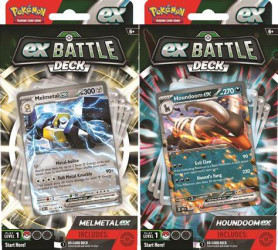 POKEMOM EX BATTLE DECK MELMETAL EX & HOUNDOOM EX