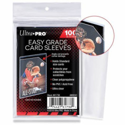 ULTRA PRO EASY GRADE CARDS SLEEVES 100 PACK