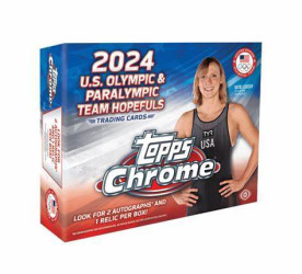 TOPPS CHROME U.S OLYMPIC & PARALYMPIC HOPEFULS 2024 HOBBY BO