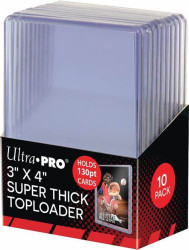 ULTRA PRO SUPER THICK TOPLOADER 130PT