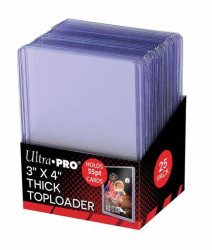 ULTRA-PRO 3'' X 4''  THICK TOPLOADER 55 PT