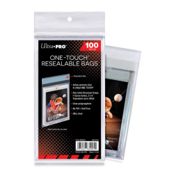 ULTRA PRO ONE-TOUCH RESEALABLE BAGS 100 PACK