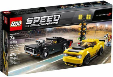 LEGO SPEED CHAMPIONS DODGE CHARGER & CHALLENGER 75893