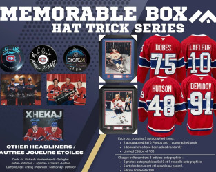 MEMORABLE BOX HAT TRICK - MONTREAL CANADIENS EDITION