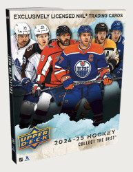 2025 UD HOCKEY SERIES 1 STARTER BINDER SET