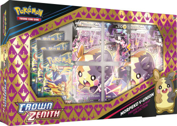 POKEMON CROWN ZENITH MORKEPO V-UNION PREMIUM PLAYMAT COLLECT