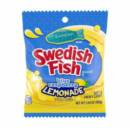 SWEDISH FISH BLUE RASPBERRY LEMONADE 102G