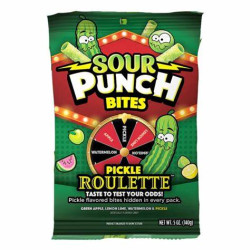 SOUR PUNCH PICKLE ROULETTE BITES 140G