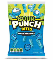 SOUR PUNCH BITES BLUE RASPBERRY 142G