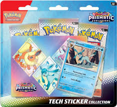 POKEMON PRISMATIC EVOLUTIONS TECH STICKERS