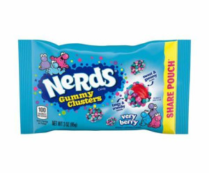 NERDS GUMMY CLUSTERS VERY BERRY 85G