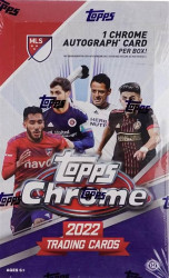 TOPPS CHROME MLS TRADING CARDS 2022 PACK