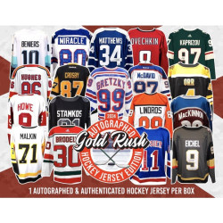 GOLD RUSH AUTOGRAPHED HOCKEY JERSEY 2024