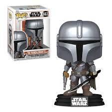 FUNKO POP! STAR WARS THE MANDALORIAN WITH DARK SABER 663