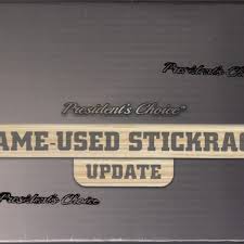 GAME USED STICKRACK UPDATE 2021