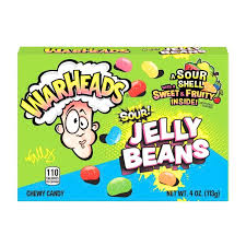 WARHEDS SOUR JELLY BEANS  113G
