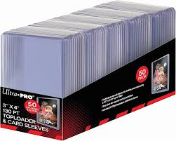 ULTRA PRO TOPLOADS 130PT THICK COMBO 50CT