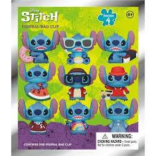 3D FOAM BAG CLIP DISNEY STITCH SERIES 4