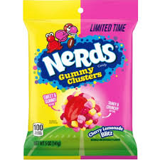NERDS LE CHERRY LEMONADE GUMMY CLUSTERS 141G