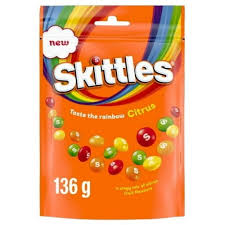 SKITTLES CITRUS  136G