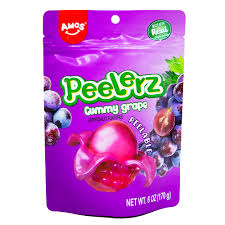 AMOS PEELERZ GUMMYN GRAPE  170G